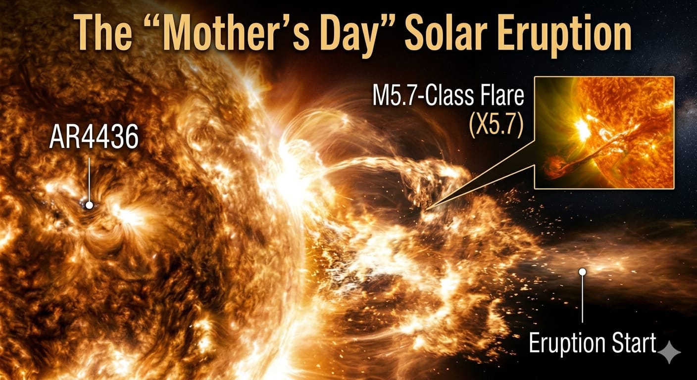 The "Mother’s Day" Solar Eruption