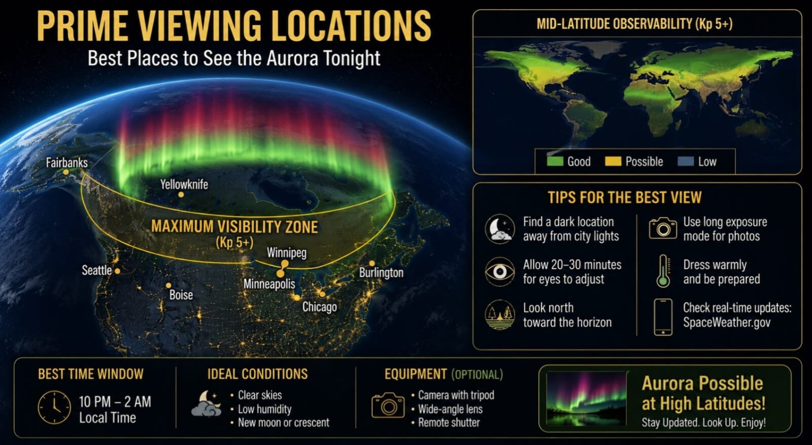 Prime Viewing Locations