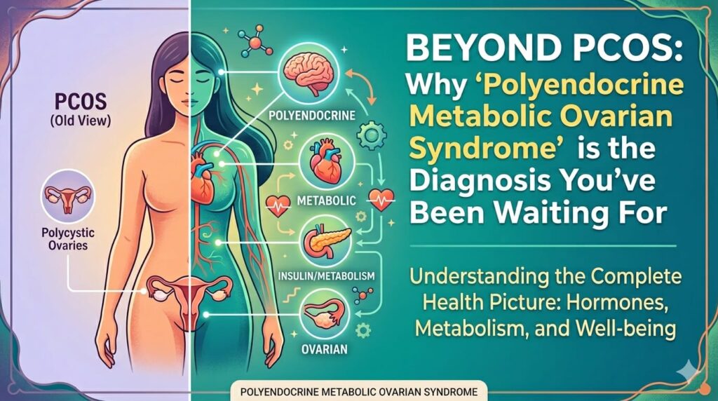 Beyond PCOS: Why "Polyendocrine Metabolic Ovarian Syndrome" is the Diagnosis You’ve Been Waiting For